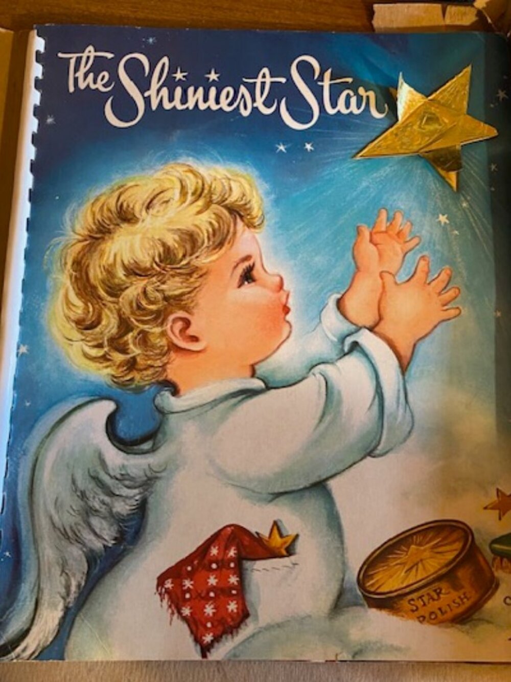 VTG 1950 Childrens Book The Shiniest Star Bath Vardon, Illustration Charlot Byj